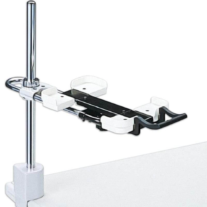プラス 電話機台 新型クランプタイプ 皿面高さ110~400mm TE-132JL 13-025