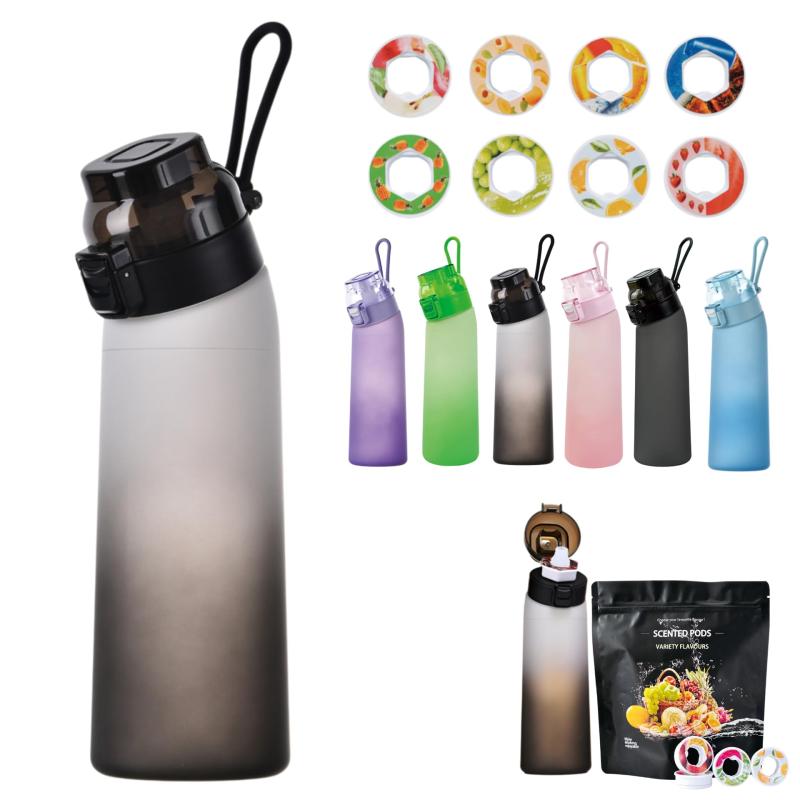 エアウォーターボトル 700ml 【2025新モデル 糖質0/カロリー0 】 味が変わる水筒 8種類 ...