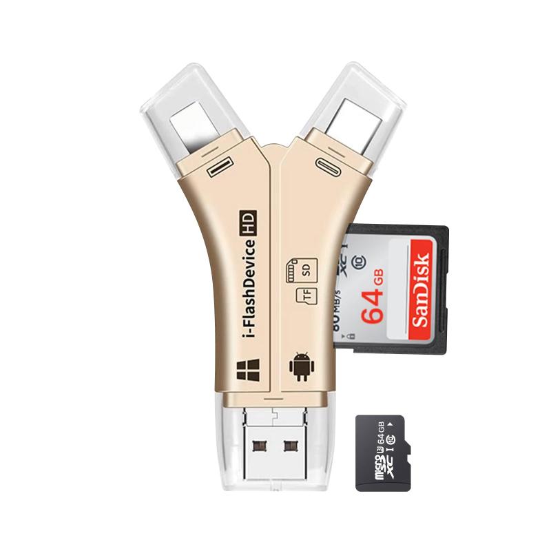 Sun Area SDカードリーダー 1TB対応 バックアップ USBメモリ 写真保存 データ転送 マイクロSDカードリーダー カメラリーダー スマホ・ノートパソコン対応 高速