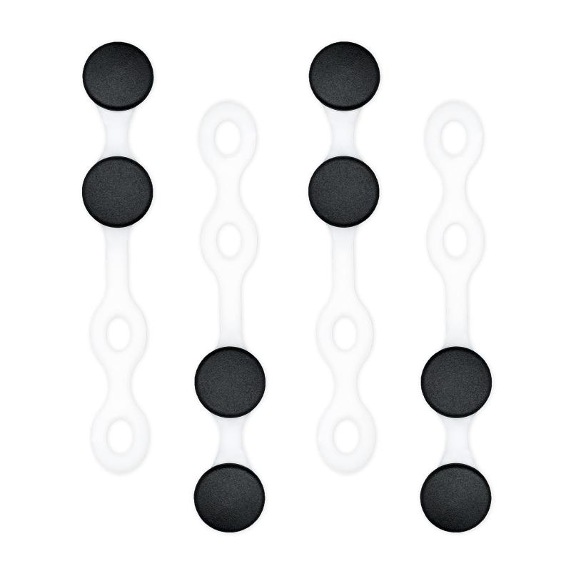 chokodome(ちょこどめ) リュック紐をまとめるパーツ 柔らかいシリコーン素材使用（4個セット）