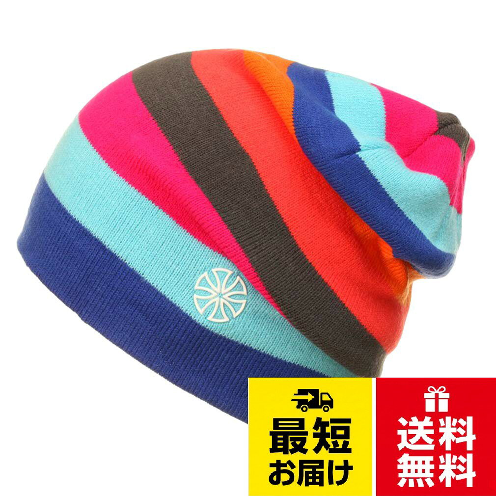 【素材構成】：アクリル・その他；。【フリーサイズ】：頭周り：約55-60cm；。【男女兼用】シンプルなキャップは流行を問わず、またどんな服装にも似合うアイテム。。【秋冬から大活躍】スキー、スノボ、お散歩、お出かけ、旅行、釣り、自転車、スノーボード・スキー・ランニング、アウトドアなどに最適！[ビグッド] ボーダー ニット帽 レディース ビーニー 帽子 メンズ ニットキャップ スノーボード スキー ワッチキャップ 秋冬 カジュアル カラフル ストレッチ / カジュアル
