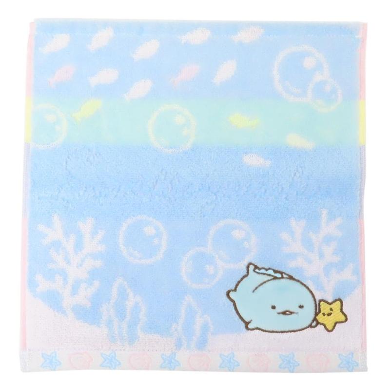 乐天商城 - 丸眞 ミニタオル すみっコぐらし とかげ お花ととかげ 綿100% 抗菌防臭加工 プレゼント ギフト 6575031800