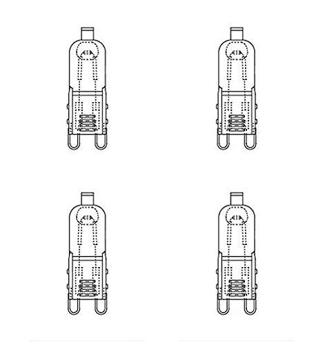 乐天商城 - 三菱 ミラー無しラインボルトハロゲンランプ 《ハロピン(HALOPIN)》 110V 40W フロストタイプ G9口金 JD110V40W/F/G9/P2 (4)