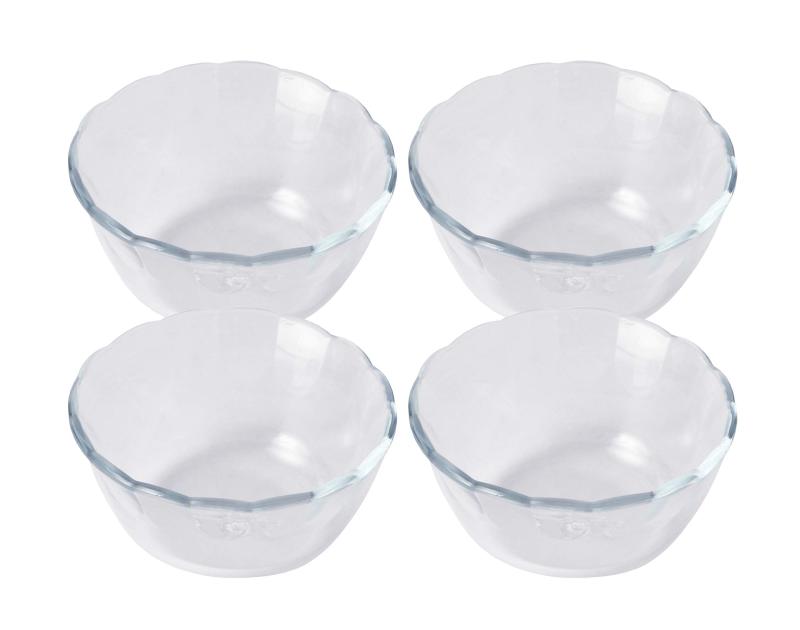 パイレックス(Pyrex) ベイクウェア クリア カスタードカップ 4個セット