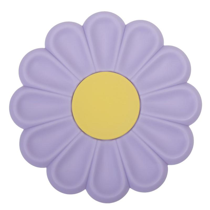 C-RAYS 花 鍋敷き 鍋つかみ フラワー 花型 コースター 滑り止め シリコン マット キッチン 用品 直径17cmかわいい花型のソフト 鍋敷きです。【鍋敷き】可愛いお花で卓上を明るくコーディネートできます。熱されたフライパンや鍋、やか...