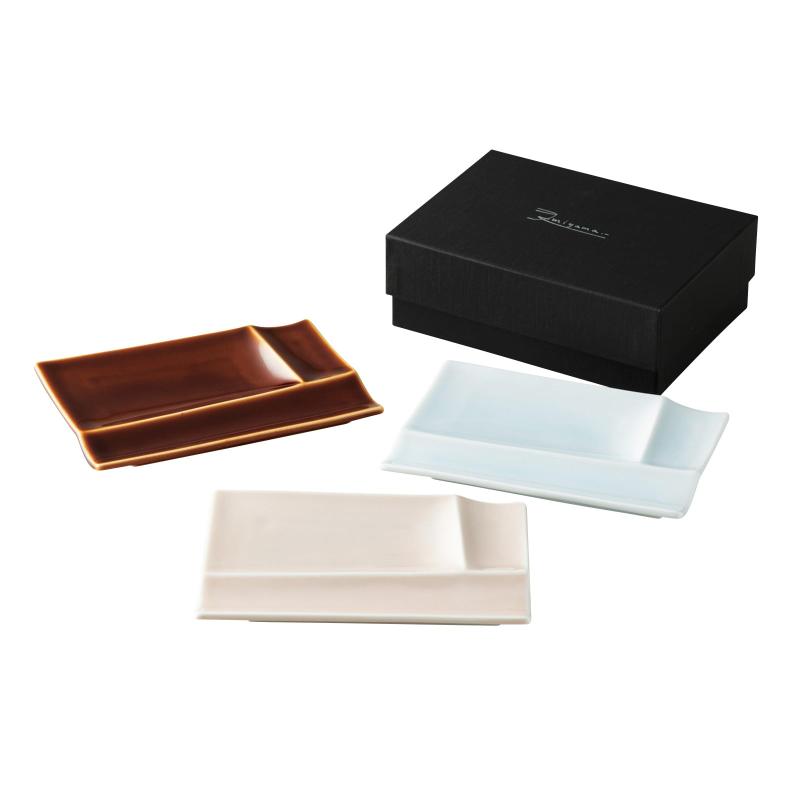 美濃焼 miyama ギフトセット 食器セット 皿 仕切り プレート パレット皿 セット 「 isola イゾラ 」 結婚祝い 引っ越し祝い 日本製