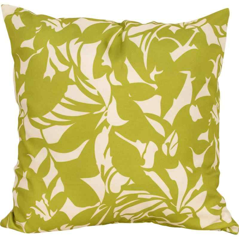 Arie(アーリエ) クッションカバー 45×45cm 入り乱れるリーフ柄がオシャレ ラム