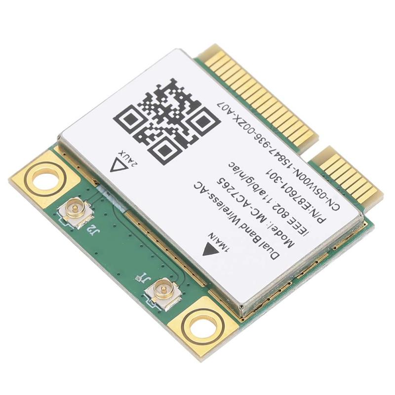 ギガビット ワイヤレス ネットワーク カード 耐久性に ネットワーク カード Bluetooth 4.2 ワイヤレス Wifi MC‑AC7265