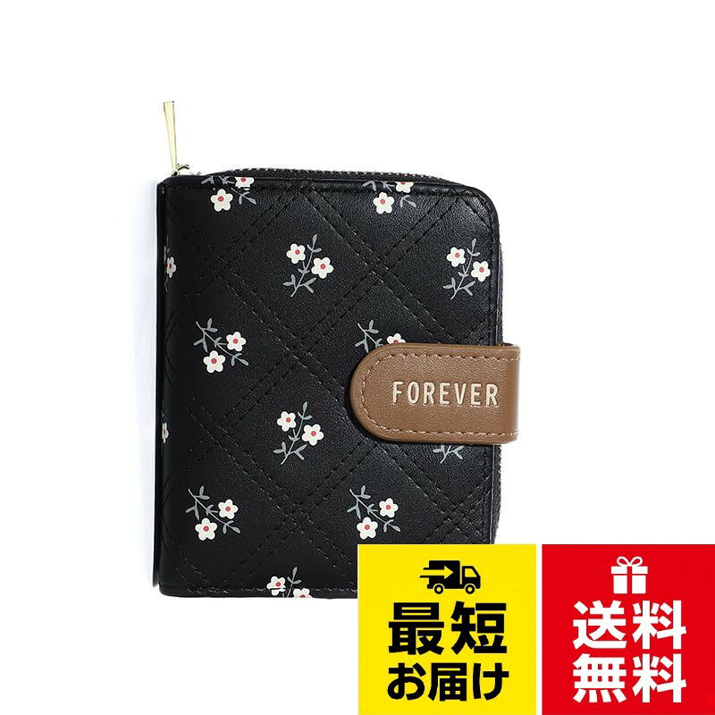 【送料無料】[Esoes] 財布レディース 人気 二つ折り ミニ財布 コンパクト カード入れ かわいい 小銭入れ 収納 大容量カードケース 折り畳み財布 おしゃれ ミニウォレット