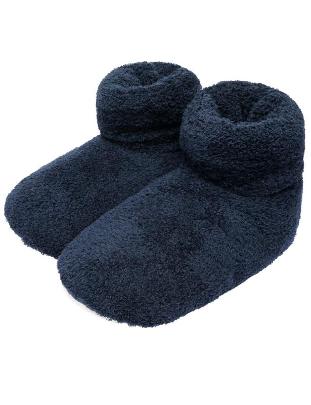 [Nutopia] あったかルームシューズ 冬 スリッパ もこもこ 室内 防寒 暖かい レディース メンズ シープボア ルームブーツ 密着保温 脱げにくい 静音 大きいサイズ チャコール ネイビー ブラウン