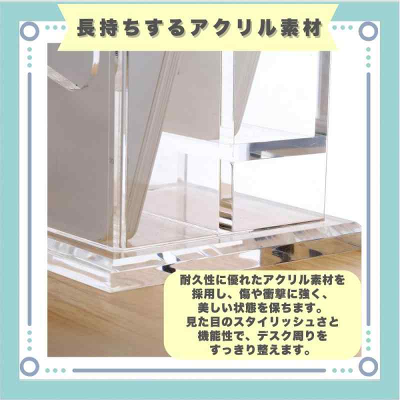 ideastore カード立て 名刺スタンド アクリル 名刺立て カードホルダー 整理