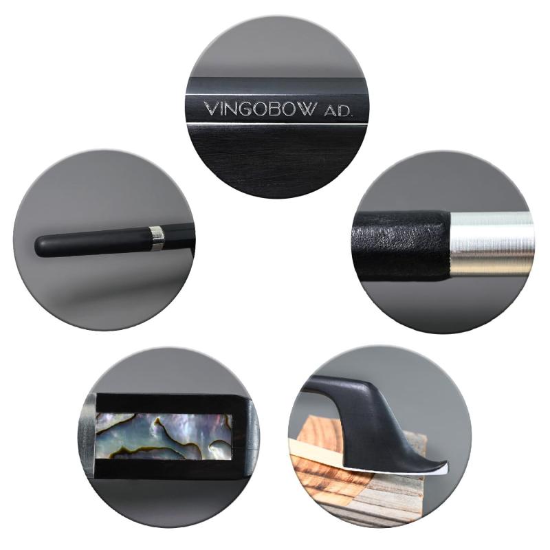 VINGOBOW GERMAN Carbon Fiber Material Double Bass Bow, Art No. 100BG