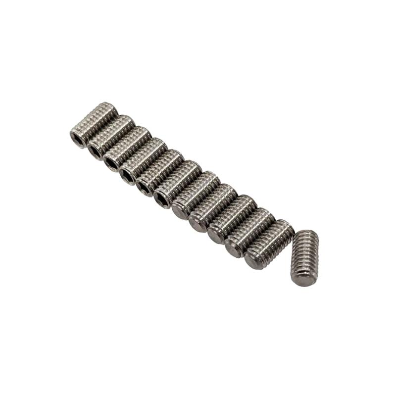 YJB PARTS 【平先/Flat Point】 ミリ規格弦高調整用イモネジ ステンレス