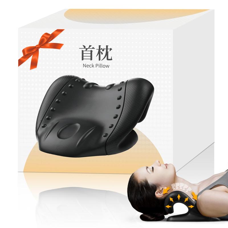 【2025新登場＆新開発24個の指圧ポイント】 首枕 ネックピロー 首枕 [自宅でたった8分] 両面利用可能 まくら 男性 女性 父の日 母の日 友人 家族 敬老の日 誕生日 ホワイトデープレゼント