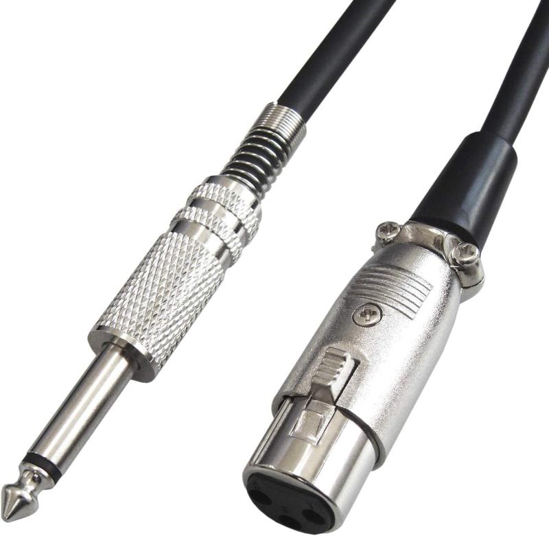 F-Factory マイクケーブル F-Factory 6.3mm モノラル標準プラグ(オス)-XLR/キャノンプラグ(メス)ケーブル XLRケーブル