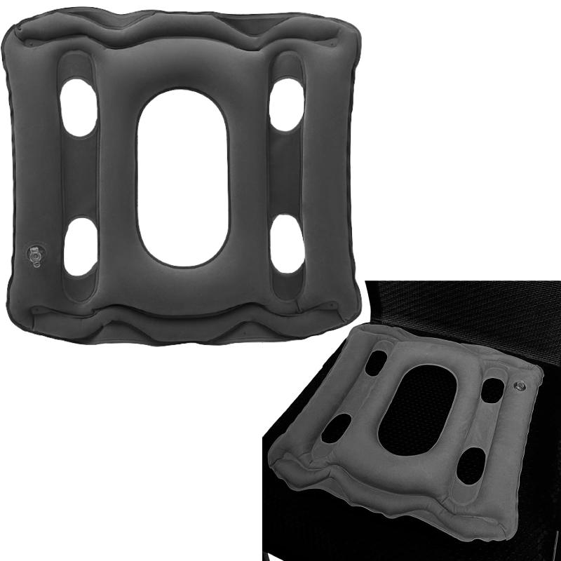 Ailunate エアークッション 携帯式 座布団 アウトドア デスクワーク 通気性 オフィス 旅行 車 持ち運び可能 長時間 腰 負担軽減