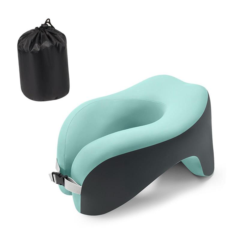 昼寝 枕 うつ伏せ 仮眠 快適 まくら デスク オフィス リラックス 低反発 ピロー ネック 腕が痺れない 収納袋 付き