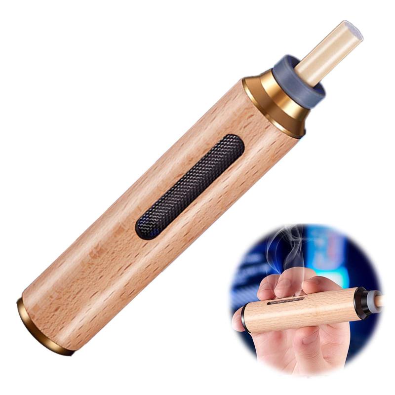 PAVIKE スモーク 携帯灰皿 木製 3つサ�