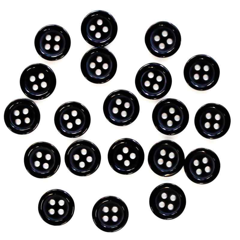 カラーボタン 四つ穴ボタン ベーシック カラーボタン シャツボタン シンプル ボタン きらきらぷんぷん丸