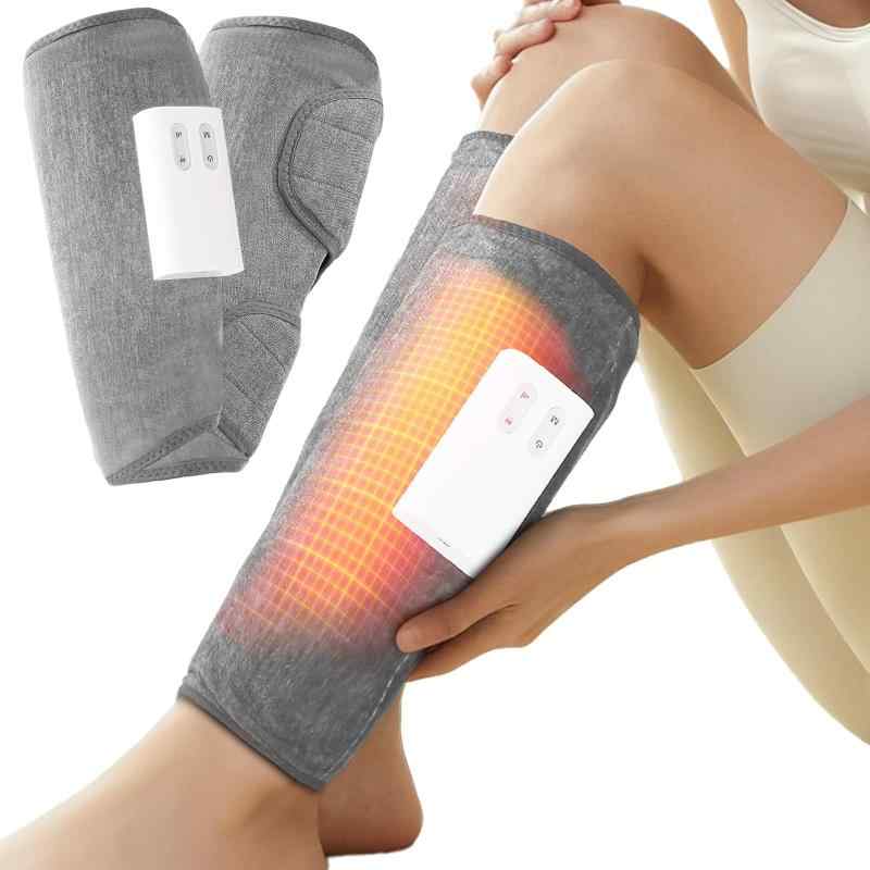 ふくらはぎケア フットケア【シェニール生地 空気圧 振動 軽量400g】レッグケア 足ケア 太もも リラックス コードレス タイプc充電式 温熱 三段階強度 三モード タイマー20分 自動オフ サイ