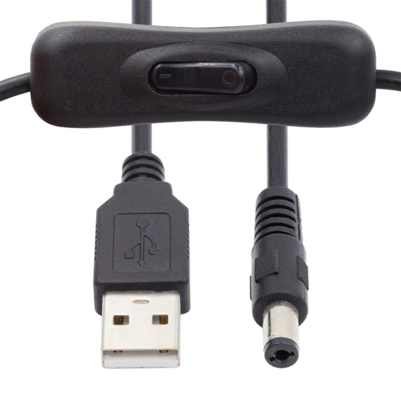 NFHK ケーブル USB-C Micro USB DC USB タイプ A オンオフ電源スイッチボタン付き USB タイプ C オス - メス ノートパソコンのキーボード電源用