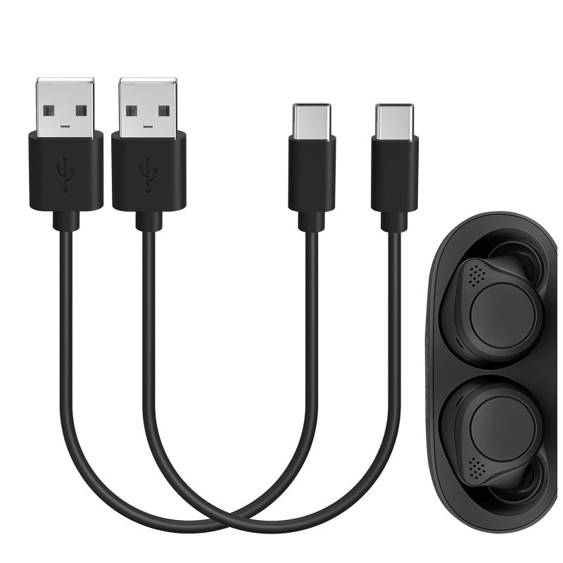 Geekria 充電ケーブル 互換性 Type-C 充電コード USB-A to USB-C ジャブラ Jabra Elite 10 Gen 2, Elite10, Elite 8, Elite Active 75t, Elite 7 Pro に対応 (