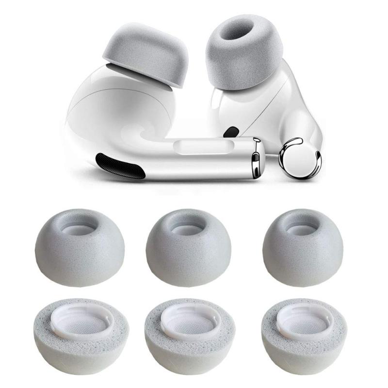 乐天商城 - VSuRing Airpods Pro2/1用 イヤーピース 低反発 ウレタン製 3ペア S/M/L ノイズ低減 音質向上 遮音性 滑り止め 柔らかい 耳垢ガード エアーポッズ プロ用 イヤーチップ メモリーフォーム スポンジ 収