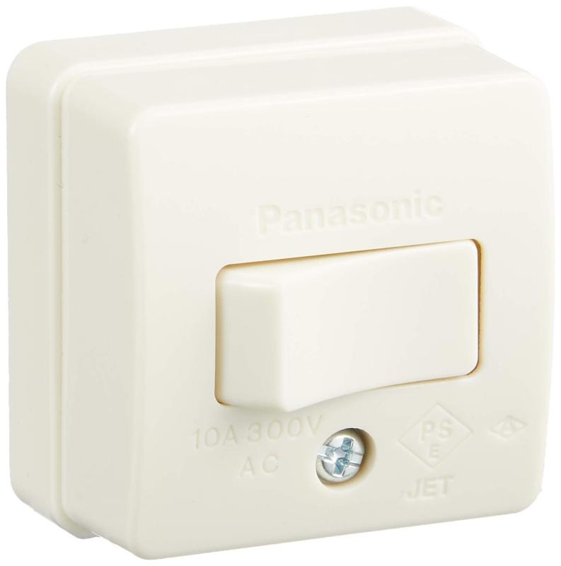 パナソニック(Panasonic) 10A角型タンブラスイッチC 3路 WS3002W