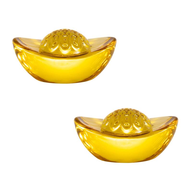 一心斎 黄金万両 金運 文鎮 水晶 書�