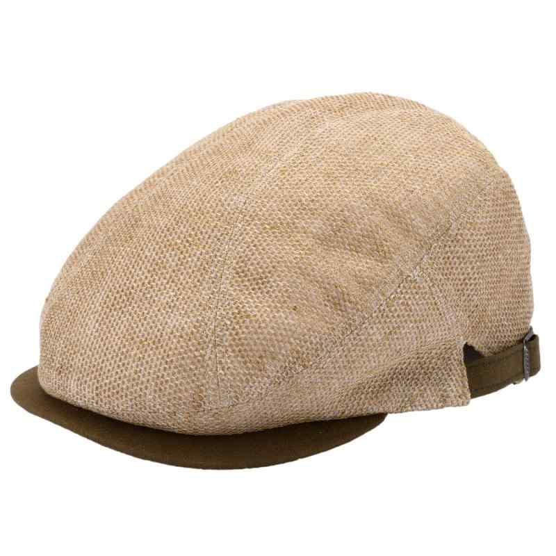 （オリハラスタイル）ORIHARA STYLE 尾州からみ織り 麻メッシュハンチング (メンズ ハンチング ハンチング帽 ハンチングキャップ たためる 帽子 ハット 日本製 メッシュ 軽量 涼しい 父の日 プ