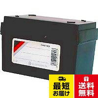 品番：CB-5332PE-BKカードボックス 【黒】 5×3 蓋付 CB-5332PE-BK / W138×H93×D90（mm）