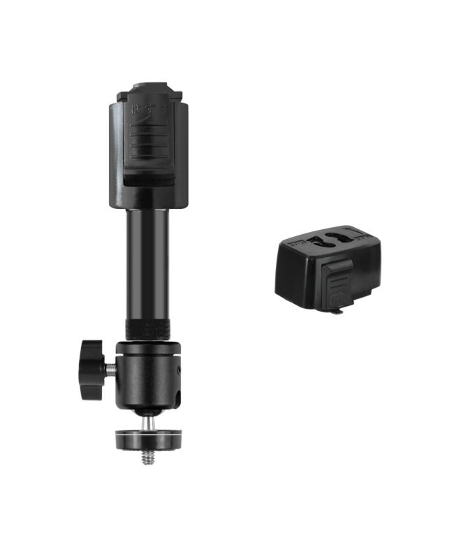 プロジェクター/スピーカーマウント ダクトレールフィクサー 耐荷重2.5kg 角度調節360° ロング