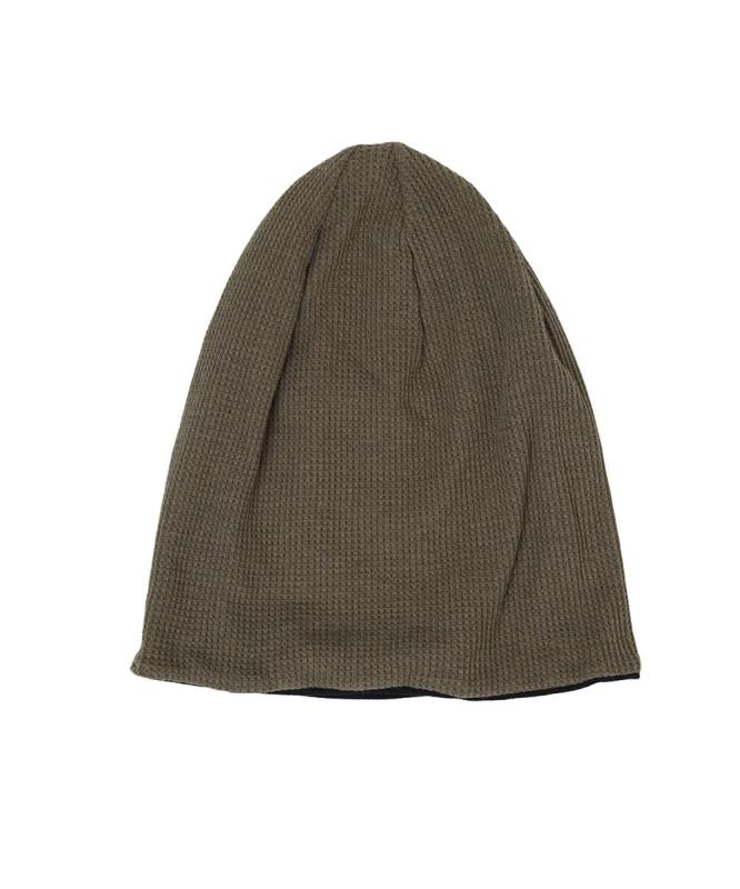 [ナコタ] EdgeCity エッジシティ Waffle Organic Cotton Watch ワッフル オーガニックコットン ワッチ ニット帽 帽子 大きいサイズ リバーシブル メンズ レディース