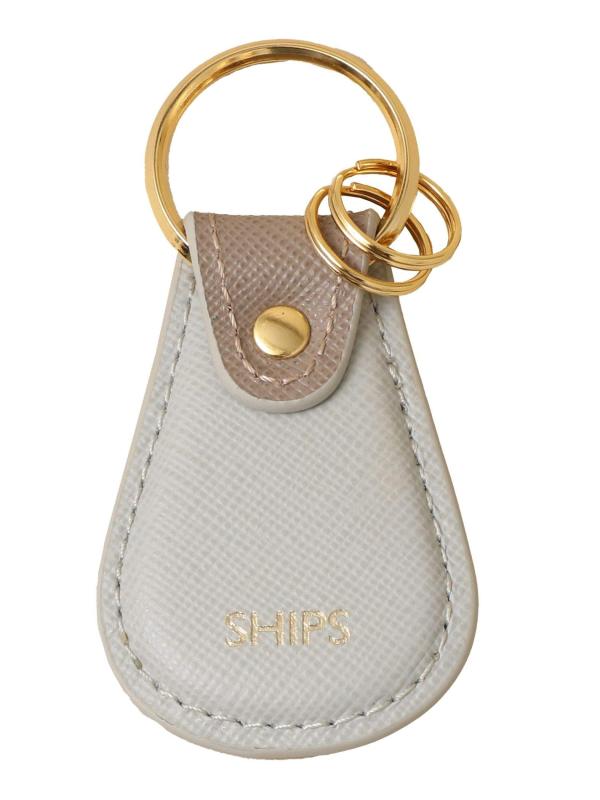 Rakuten - [シップス] SAFFIANO LEATHER 2トーン キーホルダー メンズ 110040005