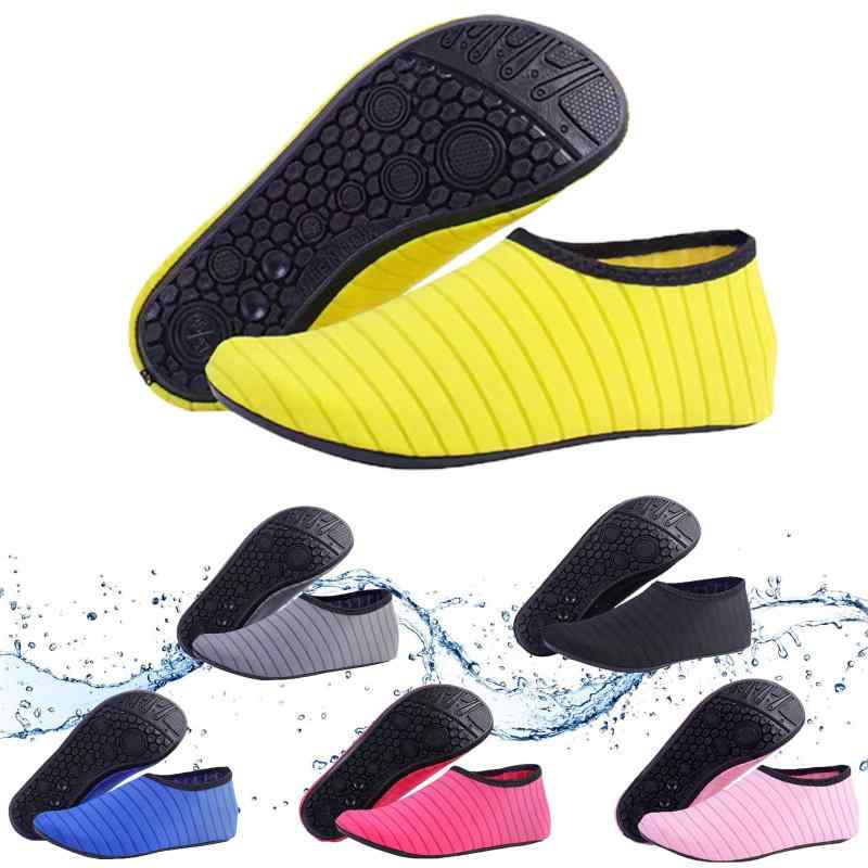 [leeBaa] マリンシューズ ウォーターシューズ 水陸両用 アクアシューズ シュノーケリング ビーチシューズ 軽量 通気 ヨガ サーフィン 男女兼用 レディース キッズ ジュニア ビーチサンダル 超