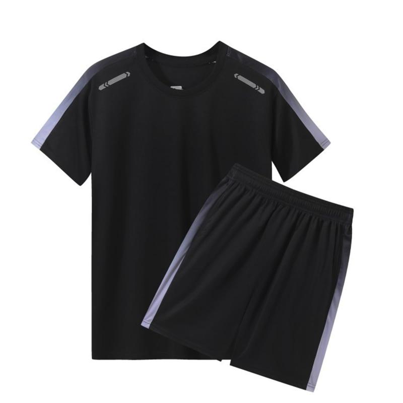 Rakuten - [moxixom] 運動服 メンズ 上下セット ジャージ スポーツウェア 半袖 tシャツ ショートパンツ ランニングウェア トレーニングウェア カジュアル 吸汗速乾 無地 通気防臭 夏 部屋着