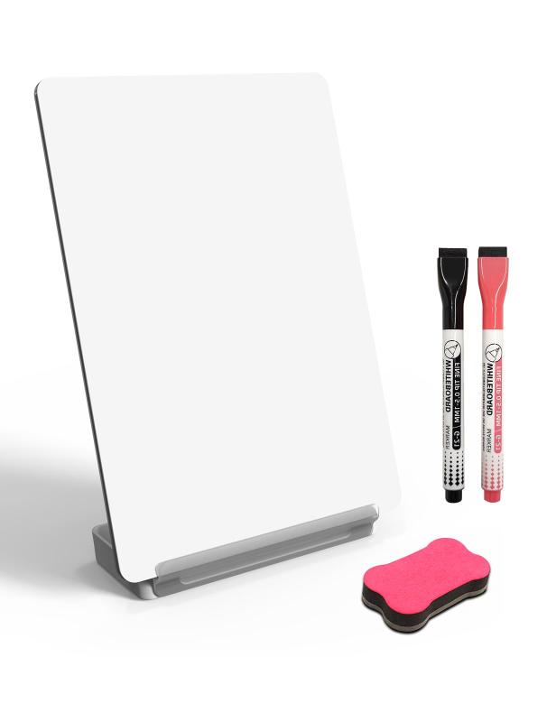 デスクトップホワイトボード YaGee 両面書ける 卓上収納 小物入れ メモ 落書き 手持ちホワイトボード キーボードスタンド オフィス・学校・事務用品