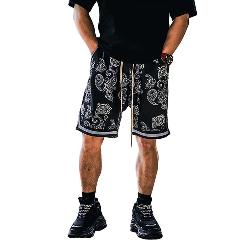 [OROLN] ショートパンツ メンズ 大きいサイズ フィットネスパンツ 吸汗 夏 速乾 半ズボン ジッパーポケット バスケッ クショーツ アウトドア ハーフパンツ