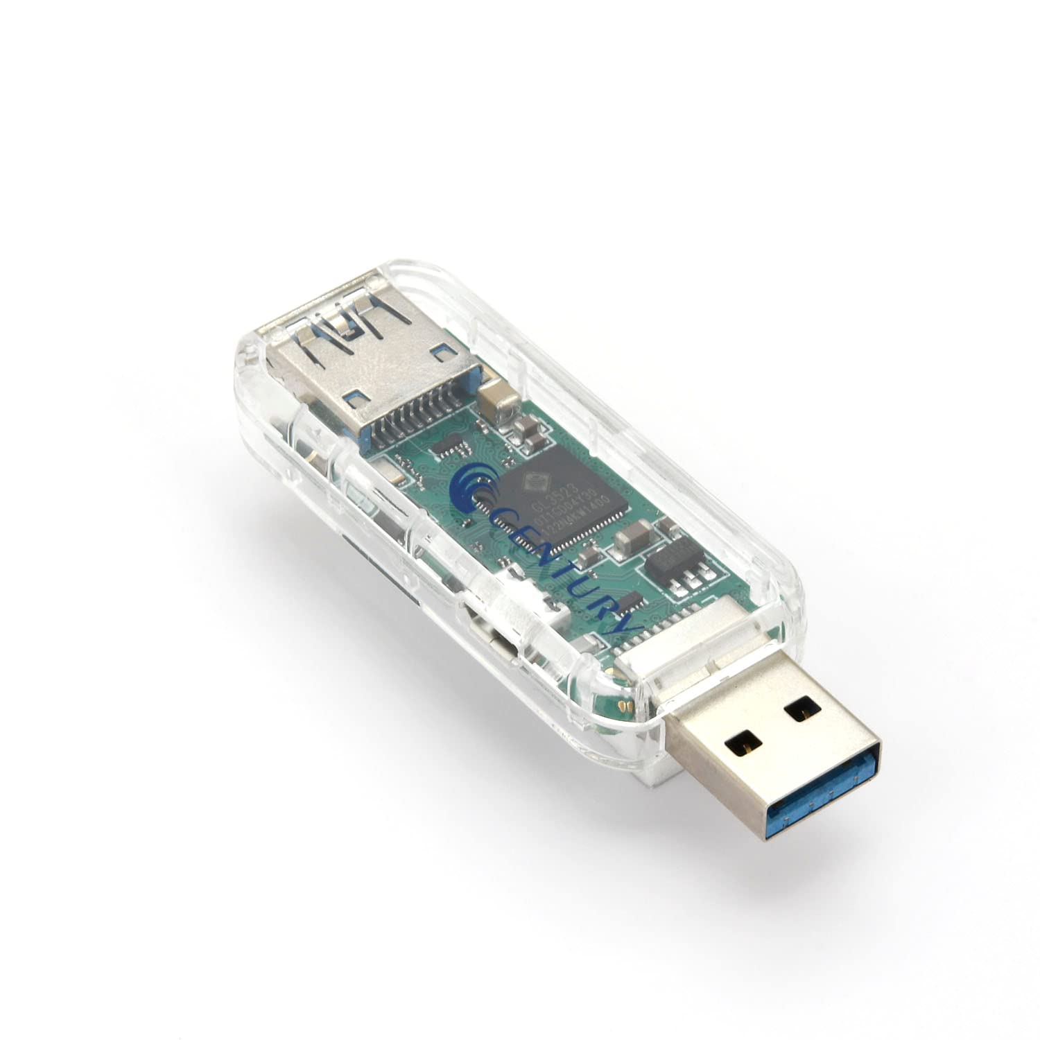 HRテクノロジーズ楽天市場店の【送料無料】センチュリー 【CENTECHブランド】USBシリアル操作USBデバイス制御アダプター USB-Serial troubleshooter CT-3USB1HUB_FP｜アングル3