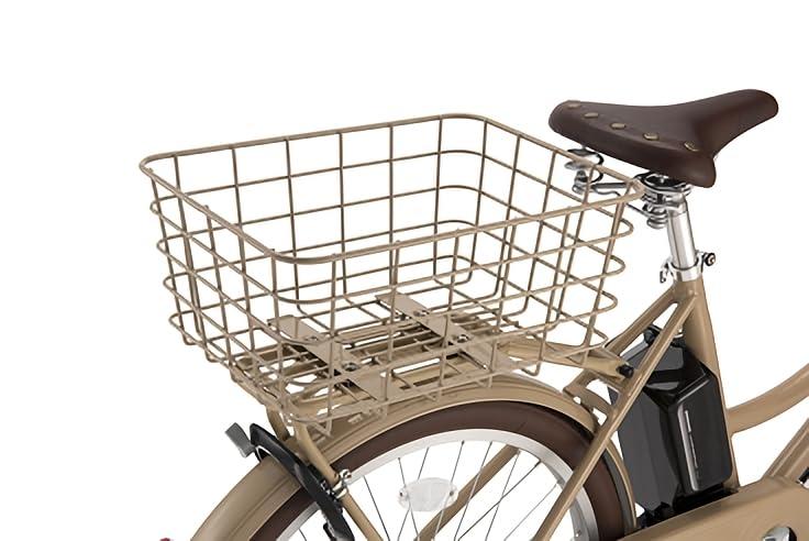 ブリヂストン(BRIDGESTONE) イルミオ用リヤバスケット BE1（ベージュ） RBK-ILM P6519 F761928BE1