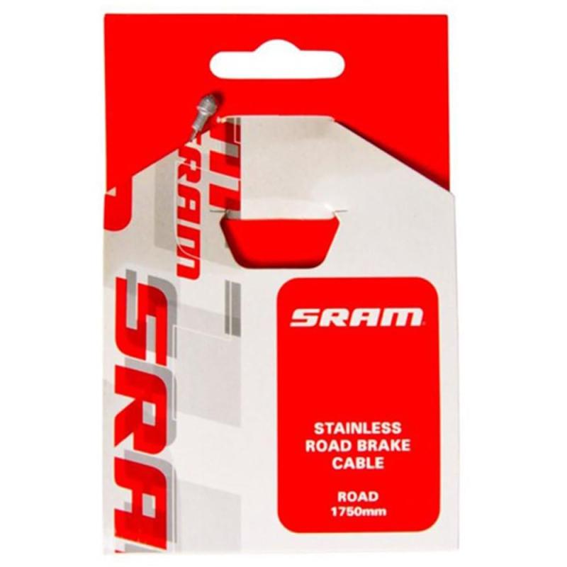 Rakuten - SRAM ステンレススチール ブレーキケーブル - ロード 長さ1750mm シルバー