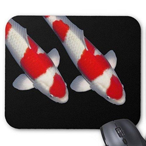 錦鯉、紅白のマウスパッド（生きている魚ではありません）：フォトパッド（ 錦鯉シリーズ ）