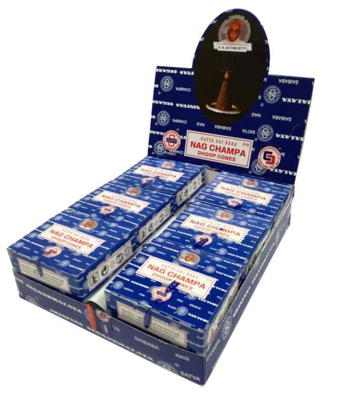 ユーインターナショナル SATYA サイババナグチャンパ コーン 12個セット