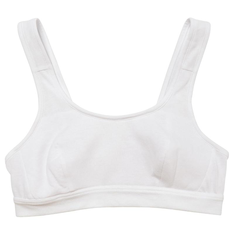 ATSUGI(アツギ) ブラジャー[Hijuni（ハイジュニ）] 綿100%ハーフトップブラ ノンワイヤー かぶりタイプ ファーストブラガールズ