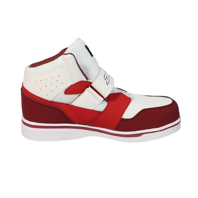 CO-COS メンズ 1本マジックテープ仕様 軽量 衝撃吸収 鋼製先芯 耐油底 D-3312 セーフティースニーカーシングルマジック安全靴