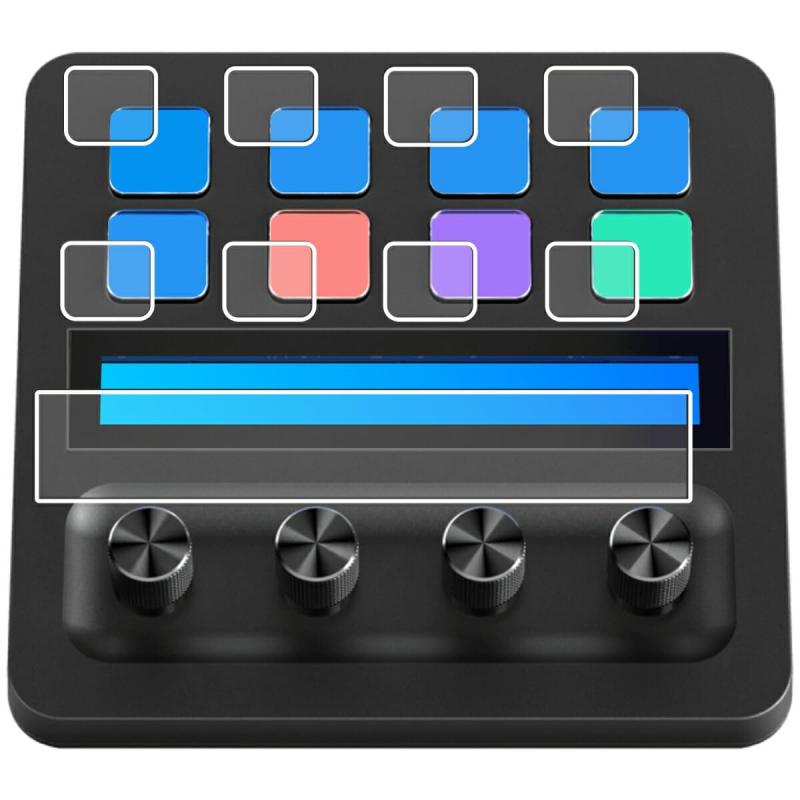 ClearView ELGATO Stream Deck + キー用 液晶保護フィルム マット(反射低減)タイプ 日本製