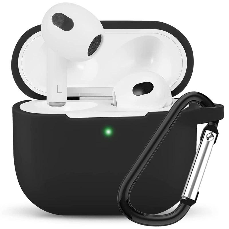 ANYOI �б� AirPods Pro2 ������/AirPods Pro ������ Ķ���� �վ����ꥳ���Ǻ� LED�Ļ� �Ѿ׷� �ɿ� �ɿ� ���̥ǥ����� �磻��쥹�����б� ���ɻ� ʶ���ɻ� ����ץ륹��� ����ӥ��դ�-APC-N1