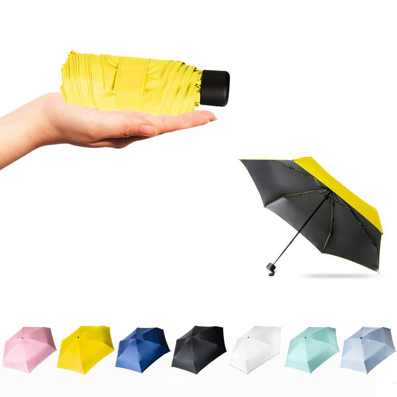Rakuten - TOUWA 超軽量210g 日傘 晴雨兼用 uvカット 遮光 紫外線遮断 日焼け防止 携帯便利 五つ折りたたみ傘 9本骨 耐風撥水 収納ポーチ付き 手動 メンズ レディース プレゼント 母の日ギフト