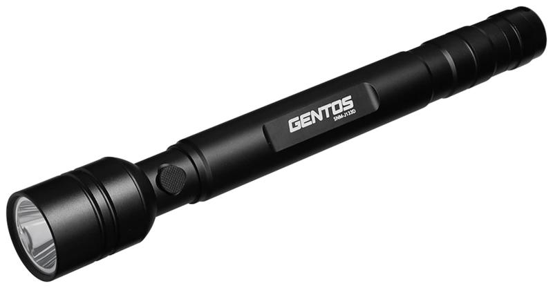GENTOS(ジェントス) LED 懐中電灯 【明るさ520ルーメン/実用点灯8時間/防塵/防滴】 単3形電池3本使用 SNMシリーズ SNM-J133Dサイズ:約直径30×223mm、本体重量:約194gセット内容・付属品:本体、テスト用電池(単3形アルカリ電池×3本)明るさ:High/520ルーメン、Eco/300ルーメン、使用電池:単3形アルカリ電池×3本実用点灯:High/8時間、Eco/20時間機能:1m落下耐久、防塵・防滴仕様 (IP54準拠)、最大照射距離:約222m