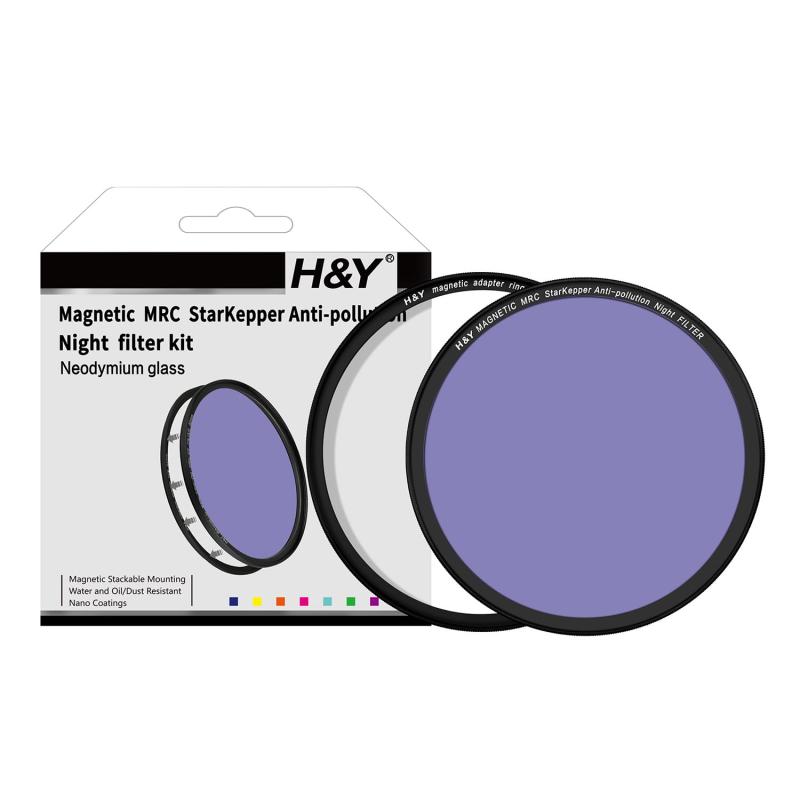 Rakuten - H&Y 強調・色彩効果用フィルター Magnetic Circular Night Filter Kit マグネット式 星景 夜景用フィルター 光害カット Nanoコーティング 薄枠 KPN